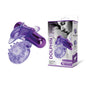 Bodywand Rechargeable Dolphin Ring with Clit Ticklers - Purple USB Rechargeable Vibrating Cock Ring - BW1501