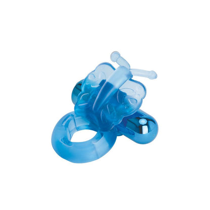 Bodywand Rechargeable Butterfly Ring - Blue USB Rechargeable Vibrating Cock Ring - BW1505