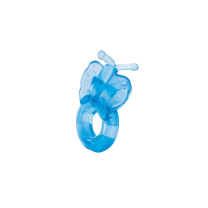 Bodywand Rechargeable Butterfly Ring - Blue USB Rechargeable Vibrating Cock Ring - BW1505