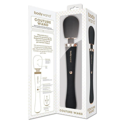 Bodywand Couture Wand - Black 30 cm USB Rechargeable Massage Wand - BW163