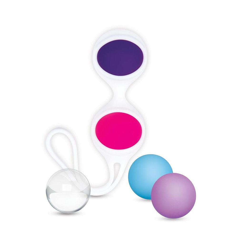 Bodywand Squeeze Mix & Match Kegel Set - Coloured Weighted Kegel Balls Set - BW2001