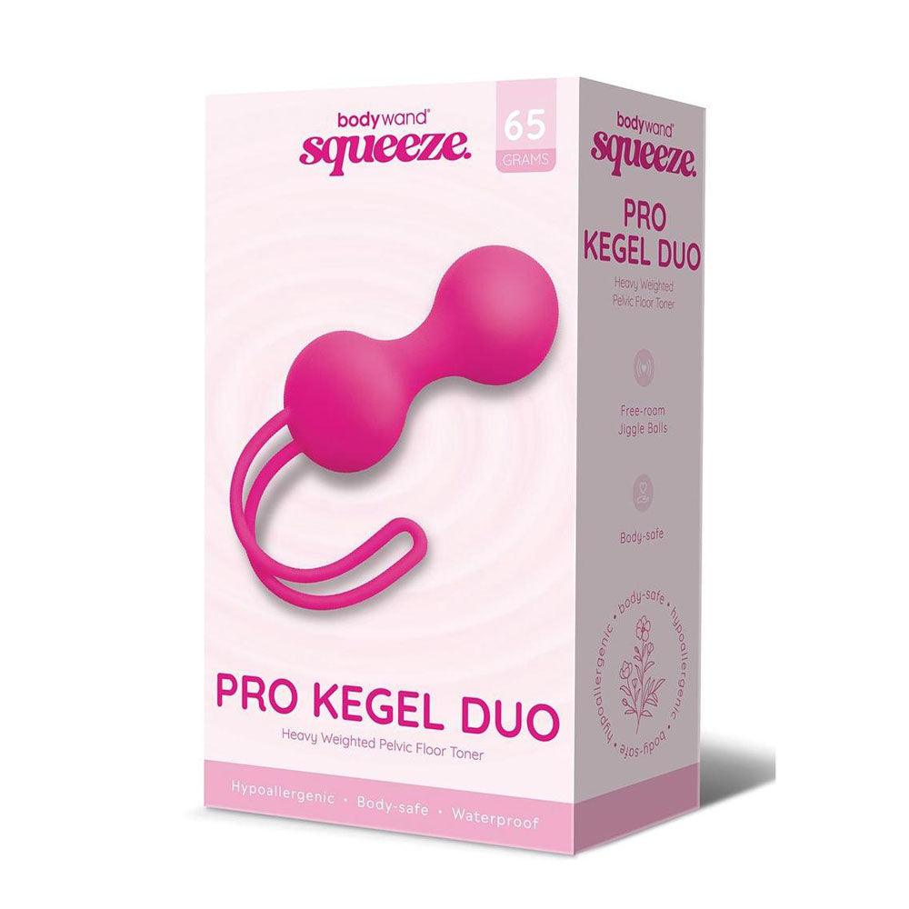 Bodywand Squeeze Pro Kegel Duo - Pink Kegel Balls - 65 grams - BW2010