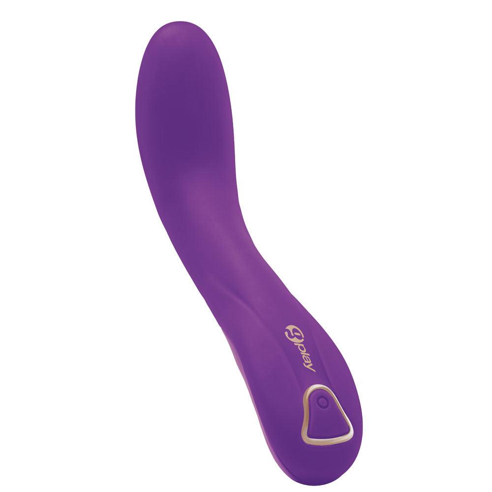 Bodywand G-Play Ergonomic Squirt Trainer - Purple 19 cm USB Rechargeable Vibrator - BW802