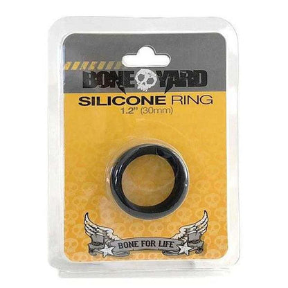 Boneyard Silicone Ring 30mm - Black 30 mm Cock Ring - BY0130