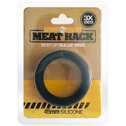 Boneyard Meat Rack Beef Up Bulge Ring Black - Black 45 mm Silicone Cock Ring - BY0320