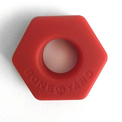 Boneyard Bust a Nut Cock Ring Red - Red Cock Ring - BY0352