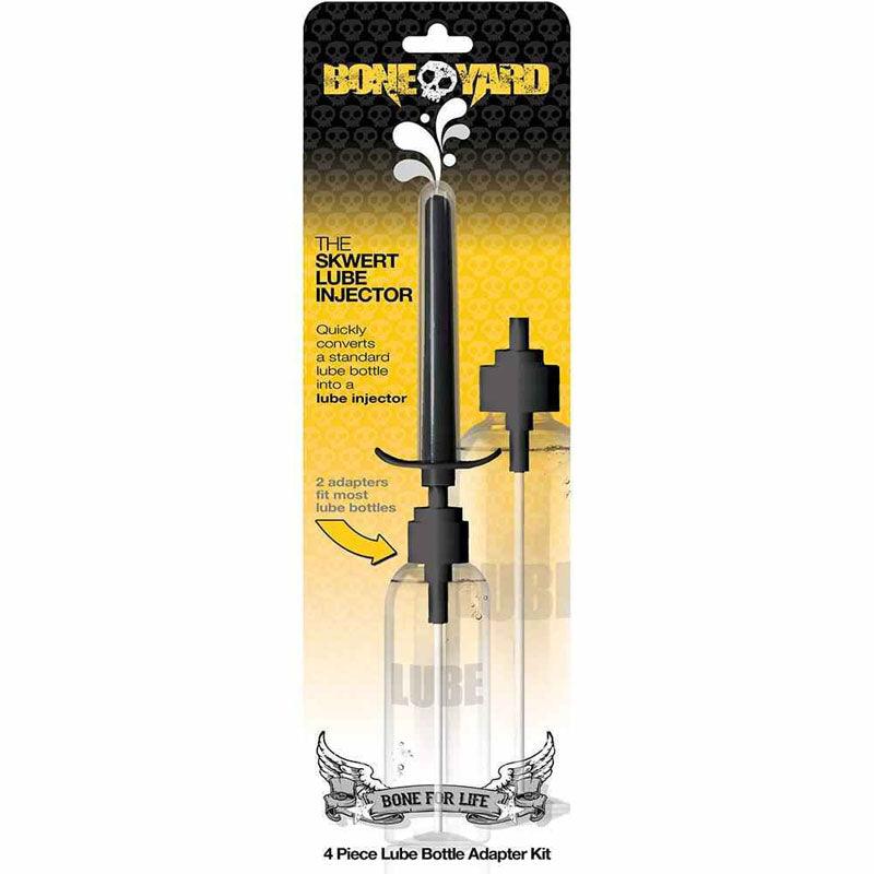 Boneyard Skwert Lube Injector - Black Lube Injector for Bottles - BY0402