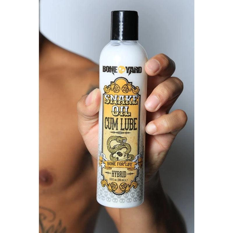 Boneyard Snake Oil Cum Lube 236 ml - Hybrid Cum Lubricant - 236 ml Bottle - BY0410