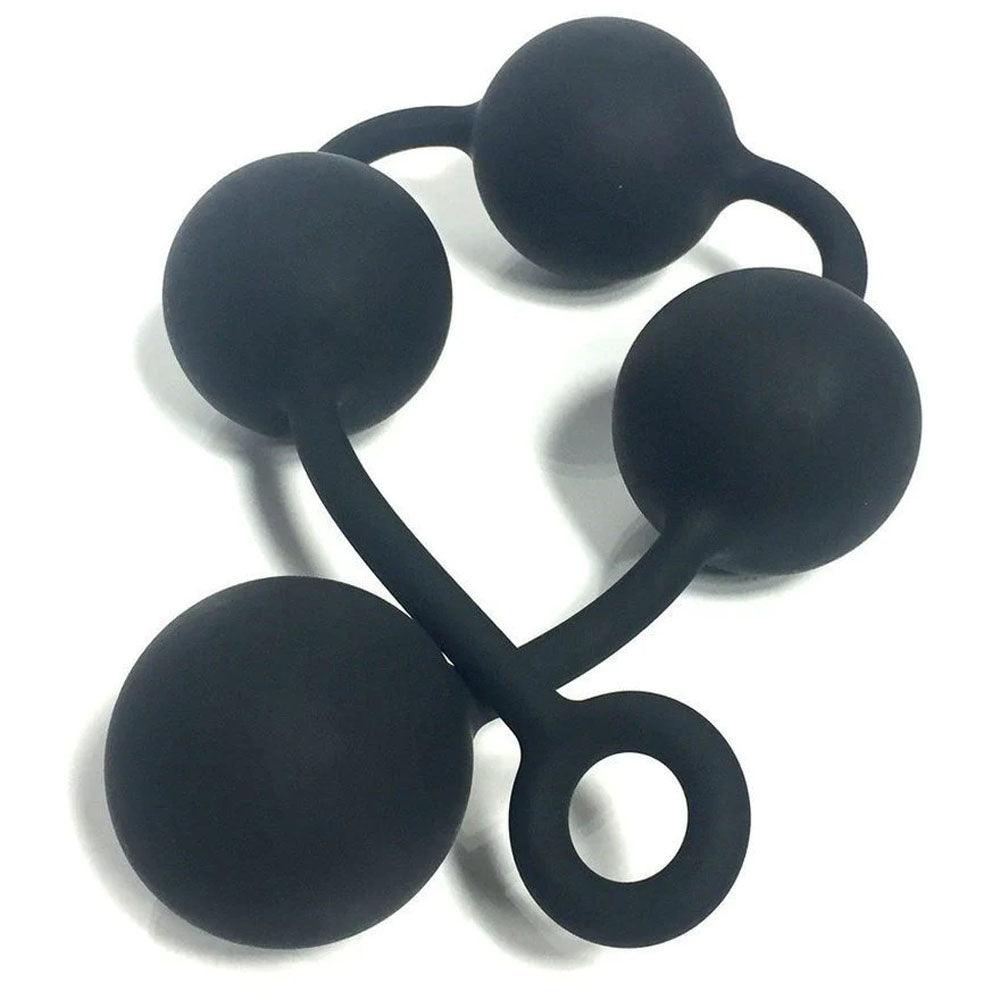 Boneyard Ass Ballz XL - Black 52 cm XL Anal Balls - BY0436