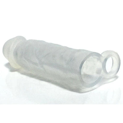 Boneyard Meaty Cock Extender - Clear - Clear Penis Extender Sleeve - BY1062