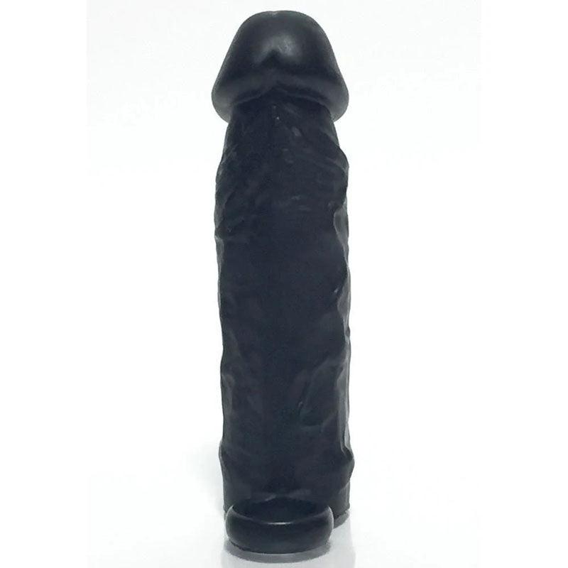 Boneyard Meaty Cock Extender Black - Black Penis Extender Sleeve - BY1063