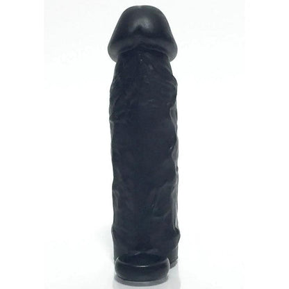 Boneyard Meaty Cock Extender Black - Black Penis Extender Sleeve - BY1063