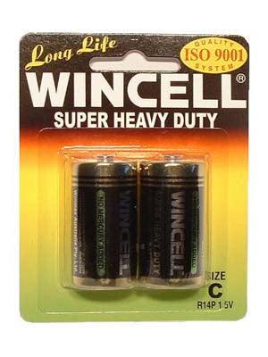 Wincell C Super Heavy Duty Batteries - Super Heavy Duty - C 2 Pack - CBP-2SH