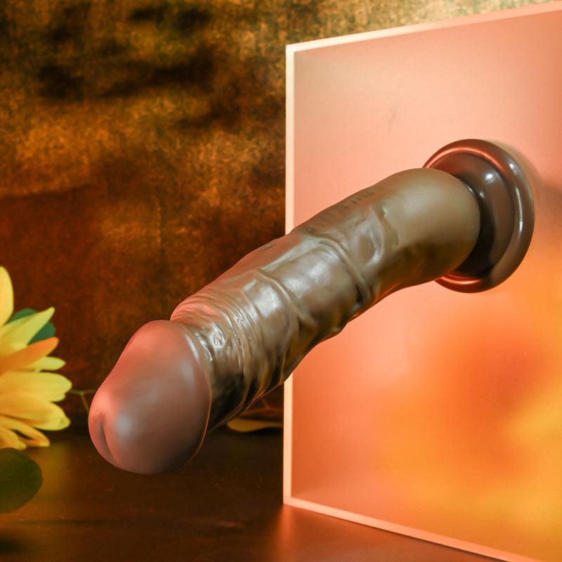 Evolved REALISTIC DONG 7'' DARK - Brown 19 cm Dong - EN-DD-0129-2