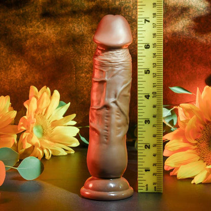 Evolved REALISTIC DONG 7'' DARK - Brown 19 cm Dong - EN-DD-0129-2