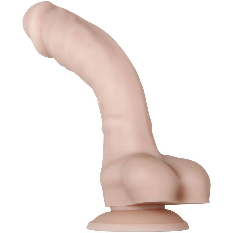 Evolved Real Supple Silicone Poseable 8.25'' - Flesh 21 cm Poseable Silicone Dong - EN-DD-5897-2