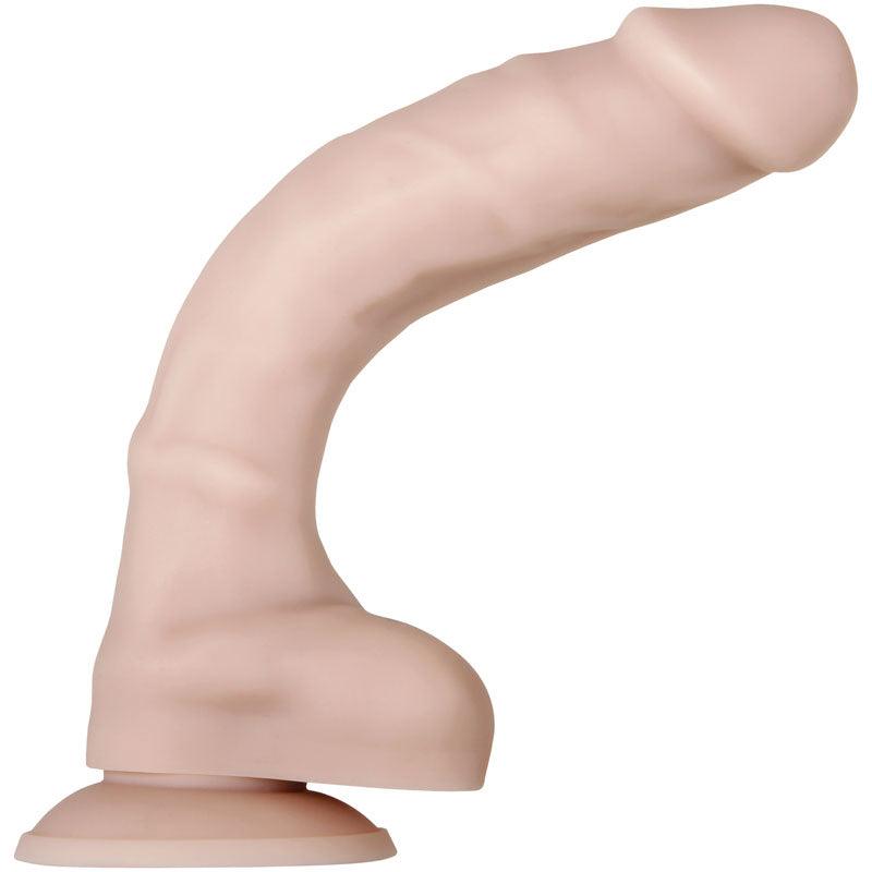 Evolved Real Supple Silicone Poseable 8.25'' - Flesh 21 cm Poseable Silicone Dong - EN-DD-5897-2