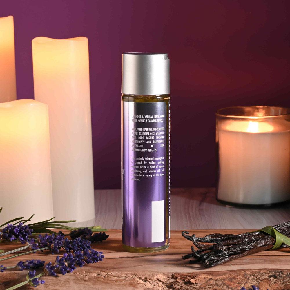 Evolved ANOINT PERFUMERY - Lavender Flower & Vanilla Bean - Lavender Flower & Vanilla Bean Massage Oil - 120 ml Bottle - EN-LQ-4431-2