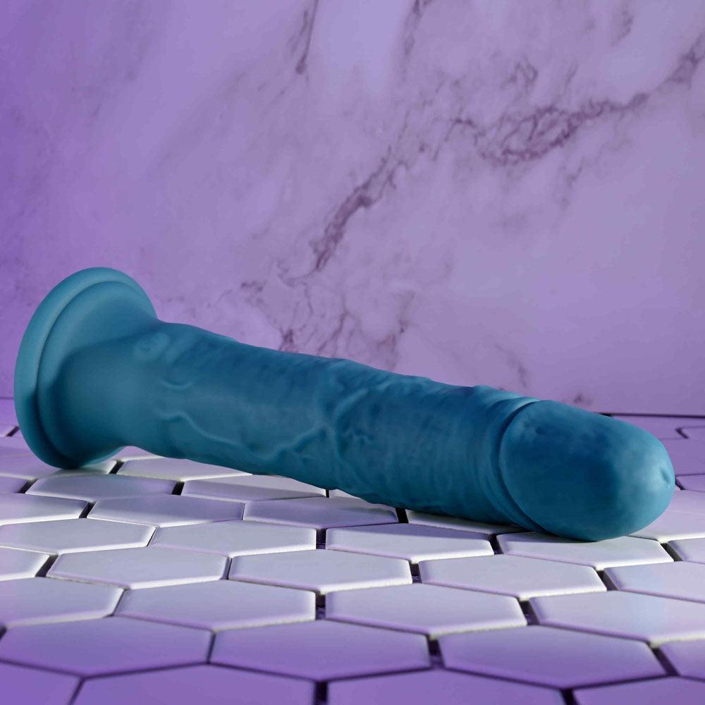 Evolved TSUNAMI - Blue 18.4 cm USB Rechargeable Vibrating Dong with Remote Control - EN-RD-4820-2