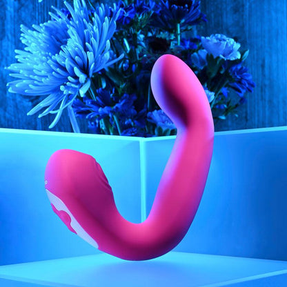 Evolved BUCK WILD - Pink USB Rechargeable Flicking Vibrator - EN-RS-0204-2