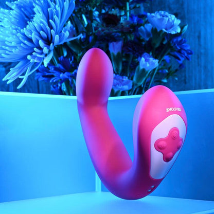 Evolved BUCK WILD - Pink USB Rechargeable Flicking Vibrator - EN-RS-0204-2