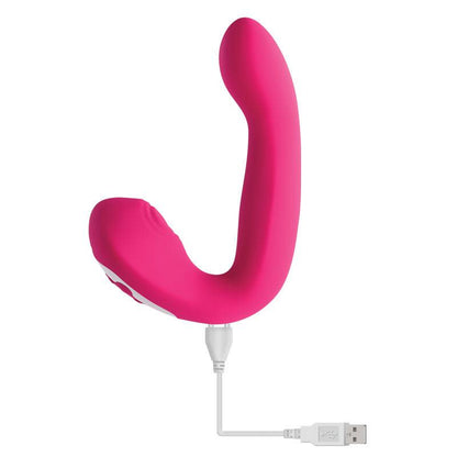 Evolved BUCK WILD - Pink USB Rechargeable Flicking Vibrator - EN-RS-0204-2