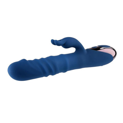 Evolved The Ringer - Blue 23.8 cm USB Rechargeable Rabbit Vibrator - EN-RS-1232-2