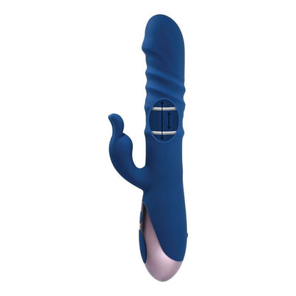 Evolved The Ringer - Blue 23.8 cm USB Rechargeable Rabbit Vibrator - EN-RS-1232-2