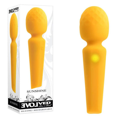 Evolved SUNSHINE - Yellow 17 cm USB Rechargeable Massage Wand - EN-RS-1324-2