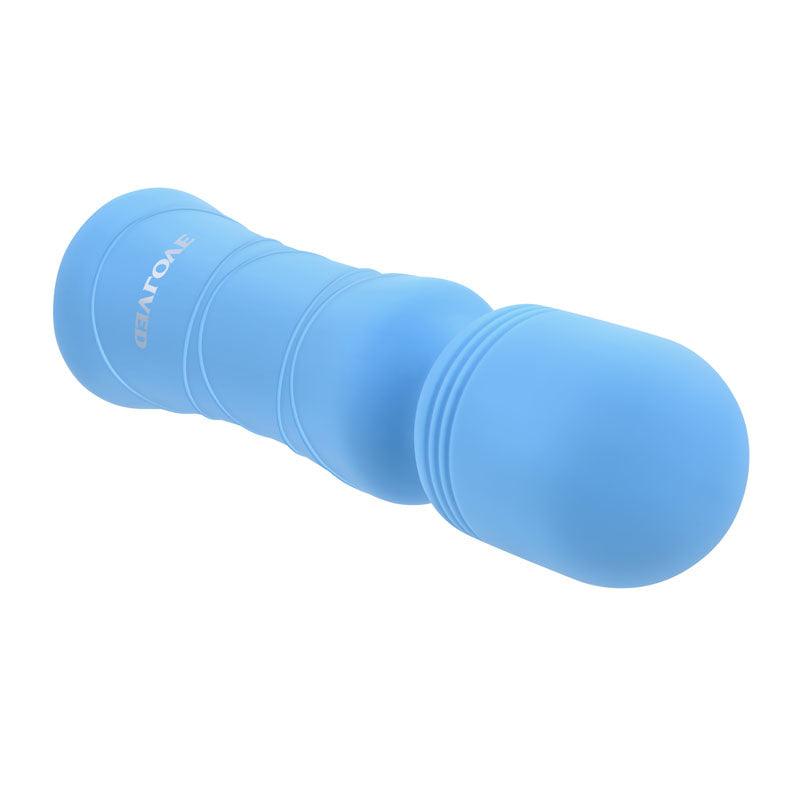 Evolved Out Of The Blue - Blue 10.5 cm USB Rechargeable Mini Massager Wand - EN-RS-1577-2