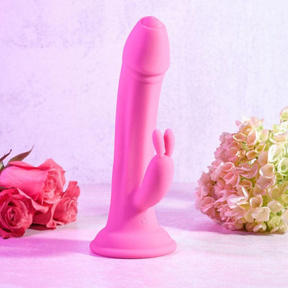 Evolved SOMEBUNNY TO LOVE - Pink 19.7 cm USB Rechargeable Rabbit Vibrator - EN-RS-1690-2