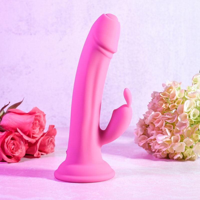 Evolved SOMEBUNNY TO LOVE - Pink 19.7 cm USB Rechargeable Rabbit Vibrator - EN-RS-1690-2