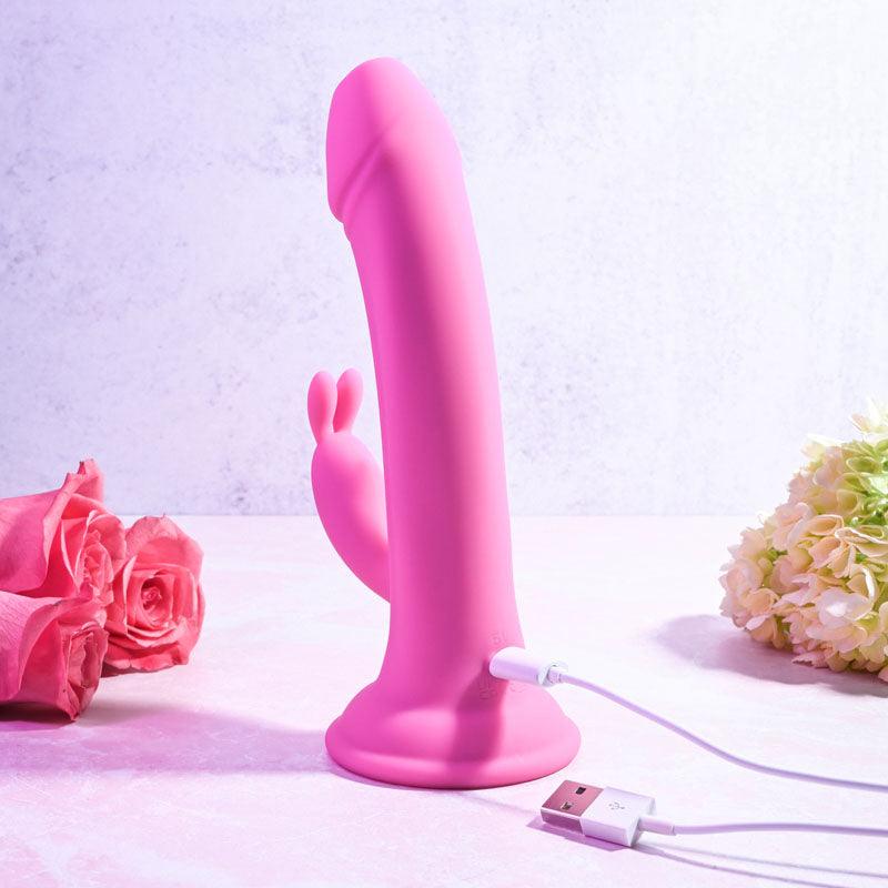 Evolved SOMEBUNNY TO LOVE - Pink 19.7 cm USB Rechargeable Rabbit Vibrator - EN-RS-1690-2