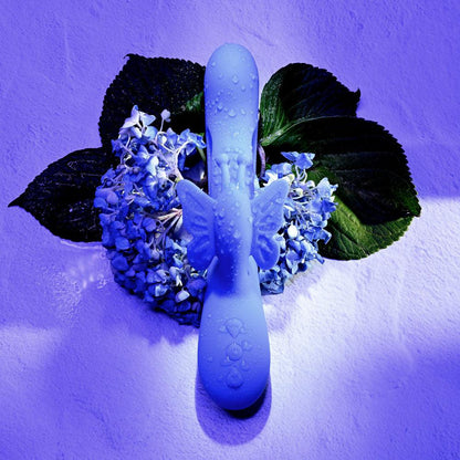 Evolved BUTTERFLY DREAMS - Purple 23.8 cm USB Rechargeable Butterfly Vibrator - EN-RS-2512-2