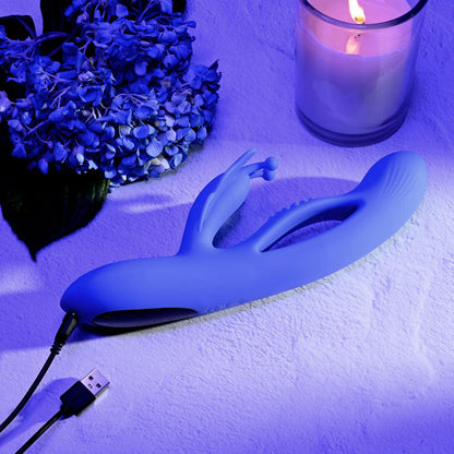 Evolved BUTTERFLY DREAMS - Purple 23.8 cm USB Rechargeable Butterfly Vibrator - EN-RS-2512-2