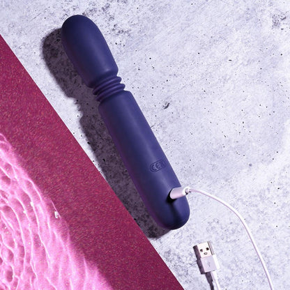 Evolved HANDY THRUSTER - Purple 20.3 cm USB Rechargeable Thrusting Vibrator - EN-RS-3069-2