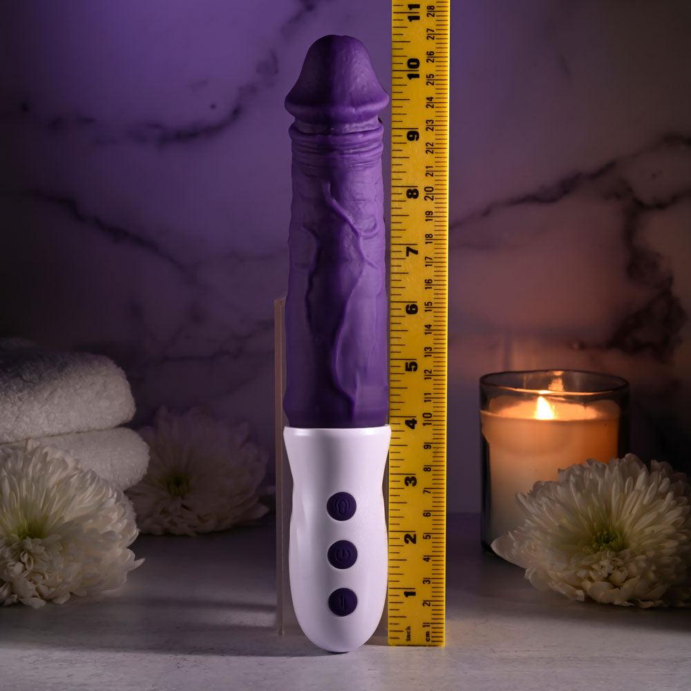 Evolved PLUM THRUST - Purple 29 cm USB Rechargeable Thrusting Vibrator - EN-RS-3632-2