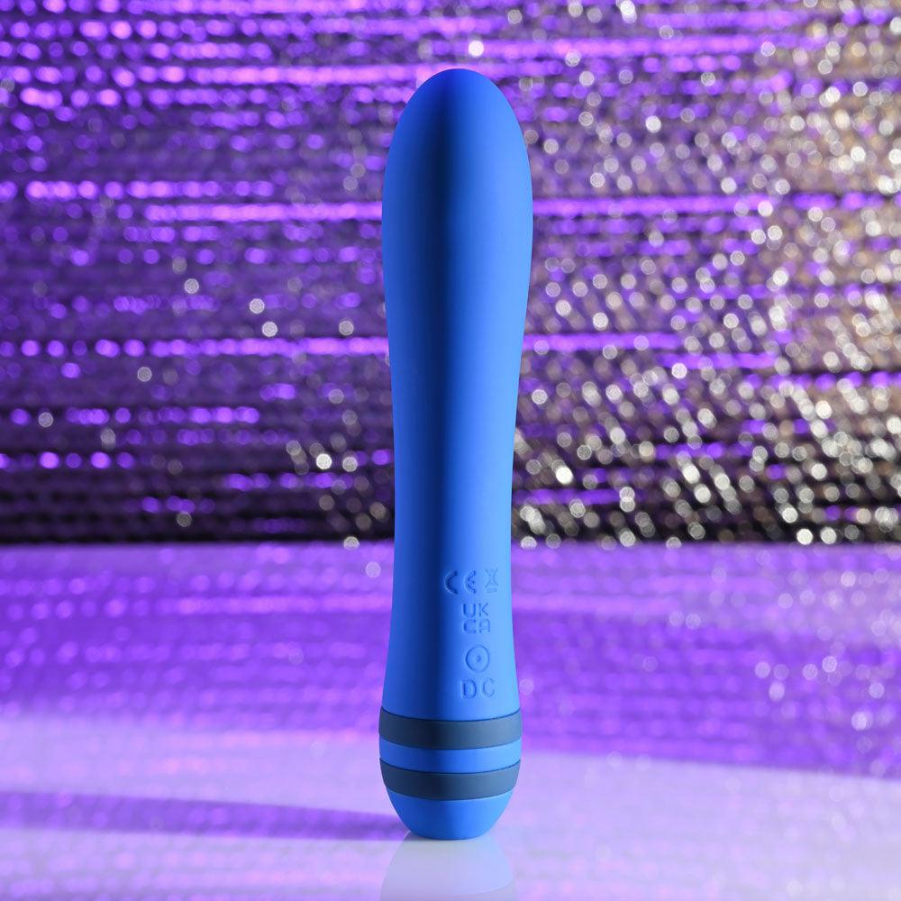 Evolved THE PLEASER - Blue 16.5 cm USB Rechargeable Vibrator - EN-RS-3649-2