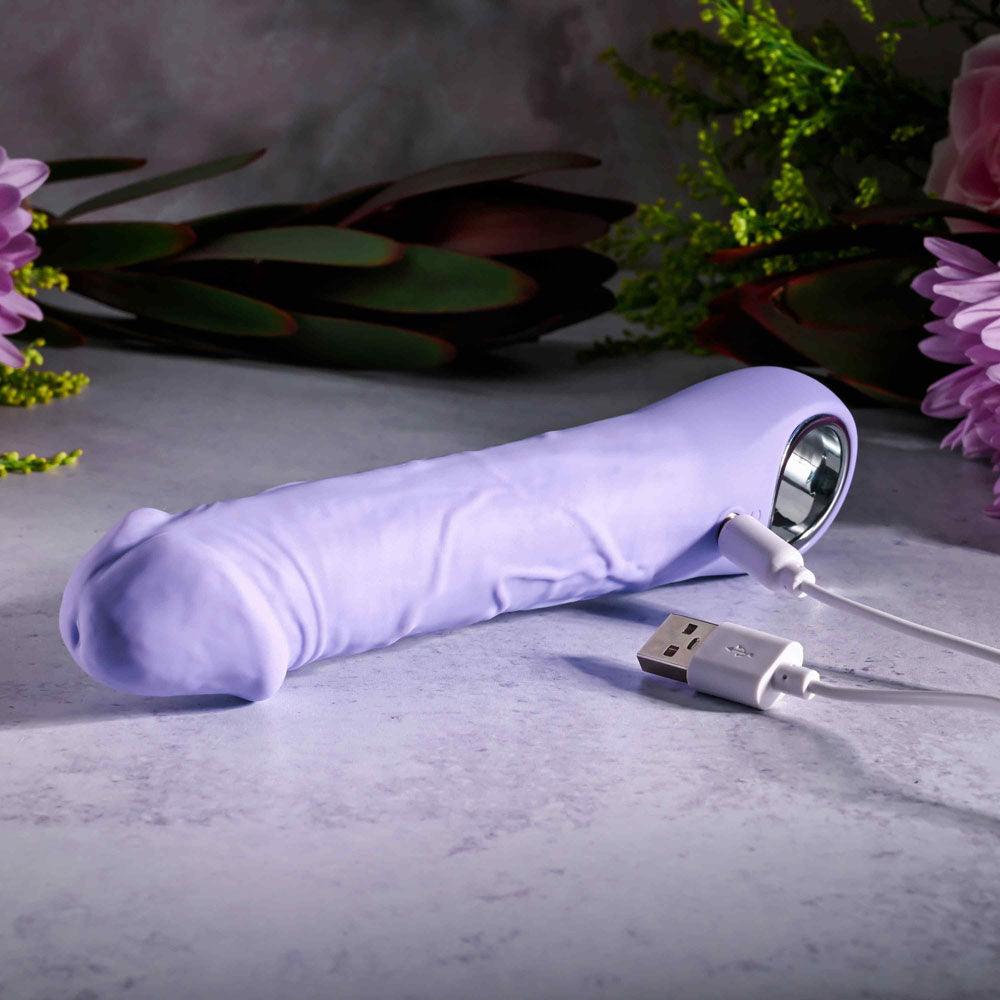 Evolved PURPLE FANTASY - Purple 18.4 cm USB Rechargeable Vibrator - EN-RS-4851-2