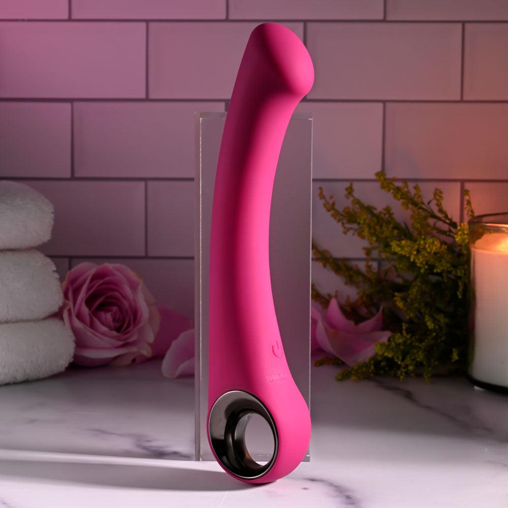 Evolved PLEASURE CURVE - Pink 19 cm USB Rechargeable Vibrator - EN-RS-4905-2