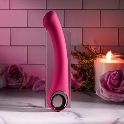 Evolved PLEASURE CURVE - Pink 19 cm USB Rechargeable Vibrator - EN-RS-4905-2