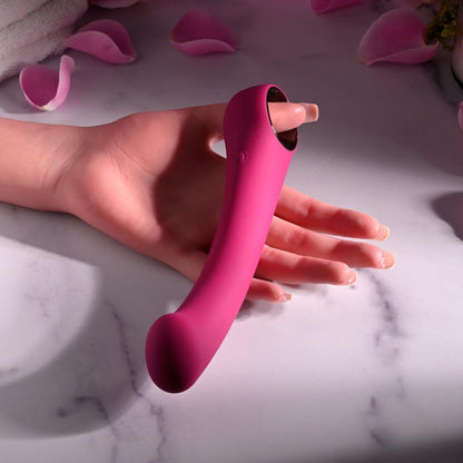 Evolved PLEASURE CURVE - Pink 19 cm USB Rechargeable Vibrator - EN-RS-4905-2