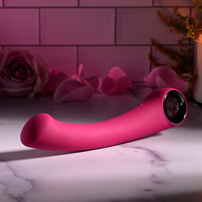 Evolved PLEASURE CURVE - Pink 19 cm USB Rechargeable Vibrator - EN-RS-4905-2