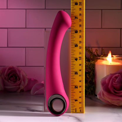 Evolved PLEASURE CURVE - Pink 19 cm USB Rechargeable Vibrator - EN-RS-4905-2