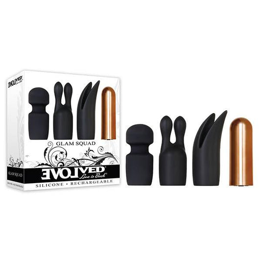 Evolved Glam Squad - Copper Rechargeable Bullet with 3 Interchangeable Sleeves - EN-RS-5002-2