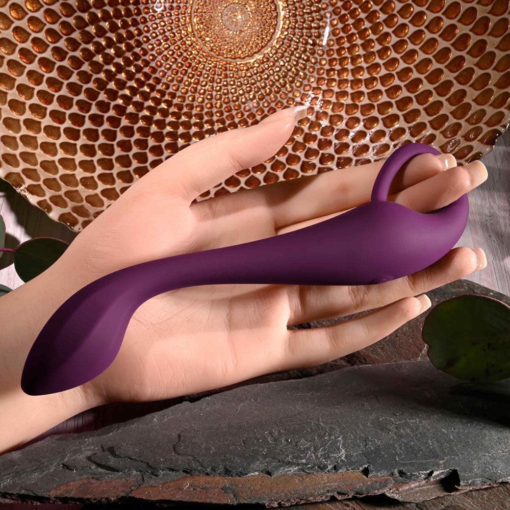 Evolved LOCHNESS G - Purple 19 cm USB Rechargeable Vibrator - EN-RS-5452-2