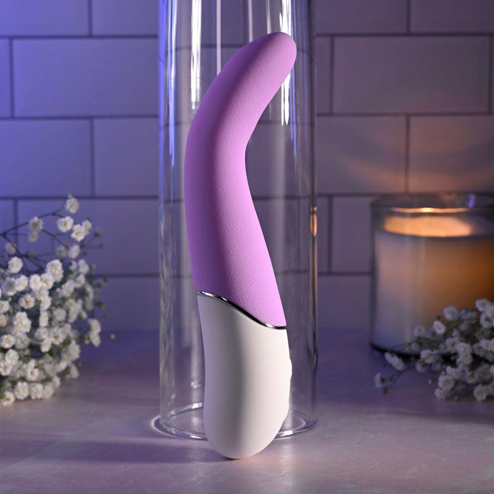 Evolved SLIP OF THE TONGUE - Purple 21.1 cm USB Rechargeable Flicking Tongue Vibrator - EN-RS-5674-2