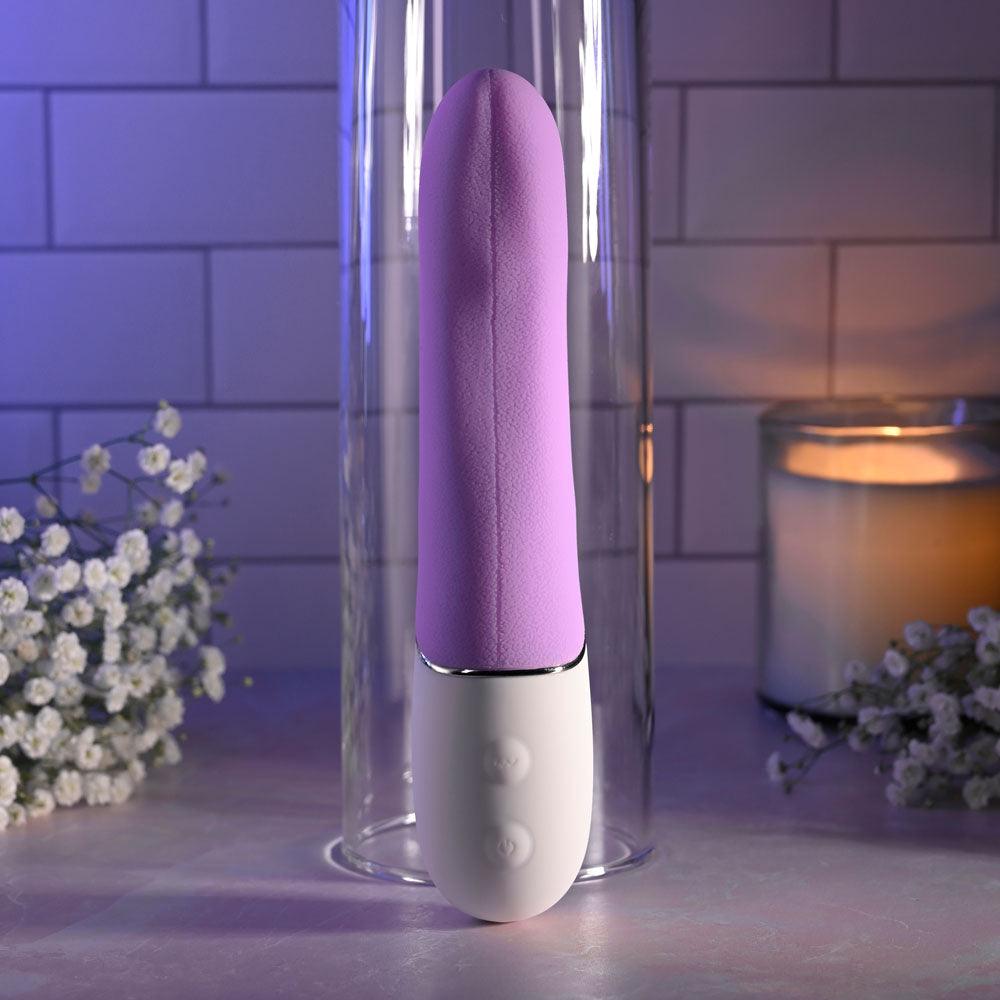 Evolved SLIP OF THE TONGUE - Purple 21.1 cm USB Rechargeable Flicking Tongue Vibrator - EN-RS-5674-2