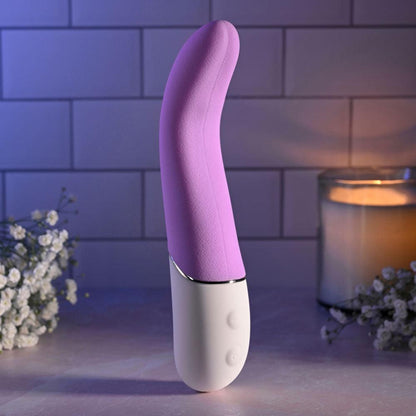 Evolved SLIP OF THE TONGUE - Purple 21.1 cm USB Rechargeable Flicking Tongue Vibrator - EN-RS-5674-2