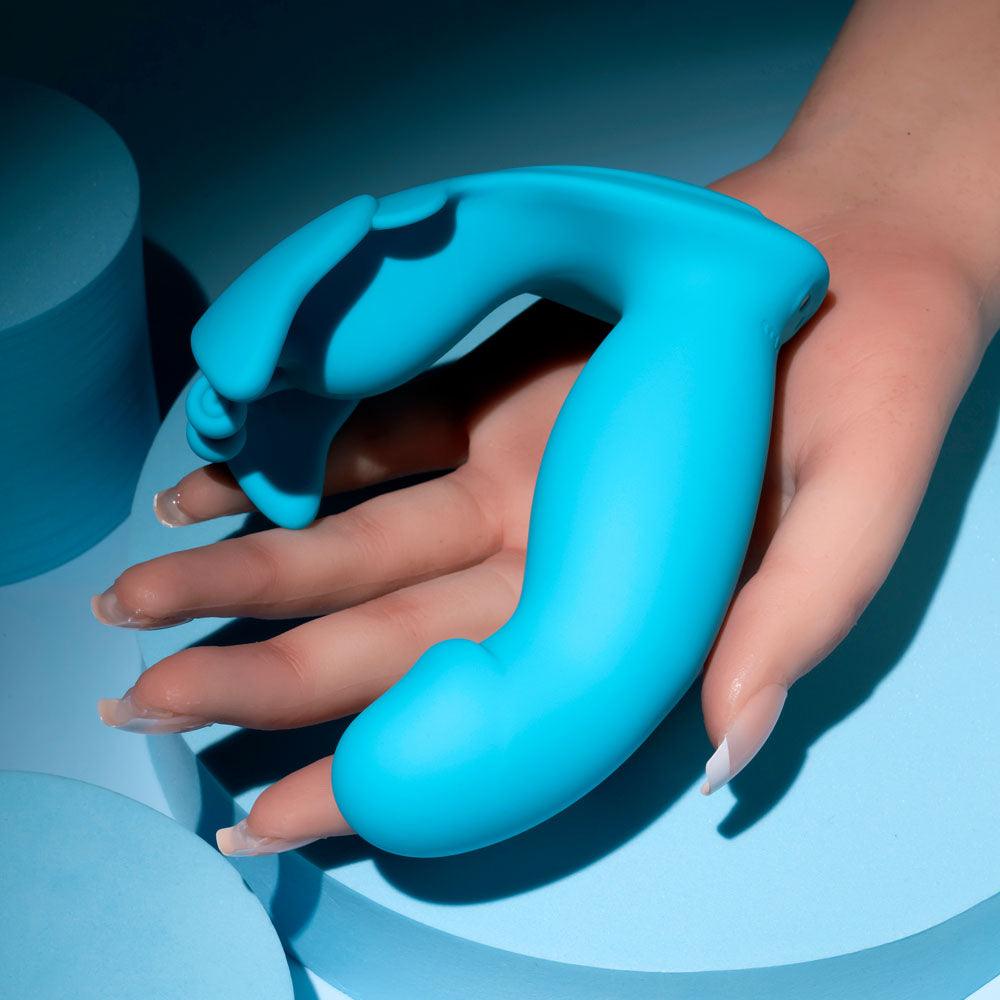 Evolved SPREAD YOUR WINGS - Blue USB Rechargeable Wearable Butterfly Vibrator - EN-RS-6060-2